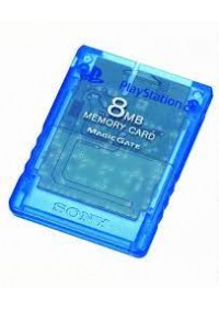 Carte Mémoire Pour PS2 / Playstation 2 8MB Officielle Sony - Bleue Transparente